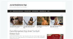 Desktop Screenshot of jurnalkedokterangigi.com